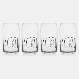 Meow Cat Can Glass