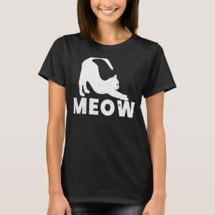 Meow Cat  Cats Pet Owner  Graphic T-Shirt