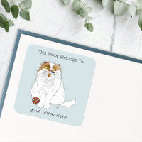 Meow Cat Funny Bookplate
