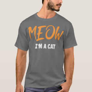Meow Cat Halloween Costume Cat Mum Cat Dad  T-Shirt