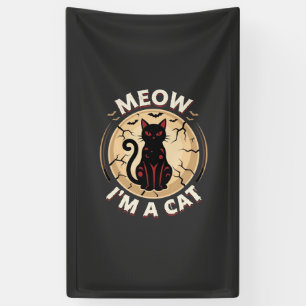 Meow Cat Halloween Graphic Design_1 Banner