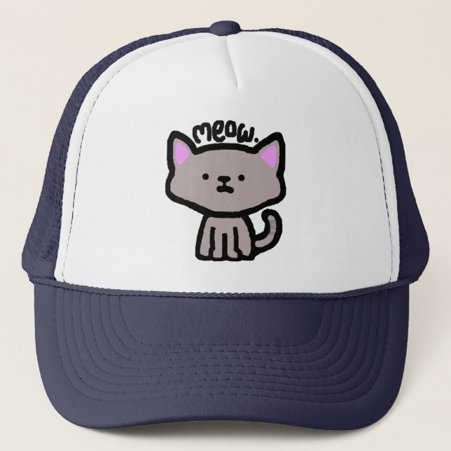 Meow. Cat Hat (Front)
