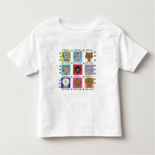 Meow Cat Lover Toddler T-Shirt