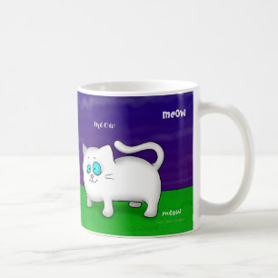 Meow cat mug