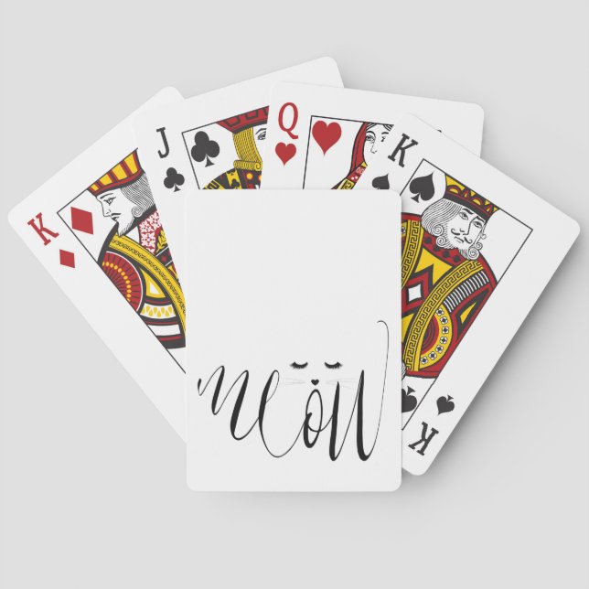 Meow Cat Playing Cards (Back)