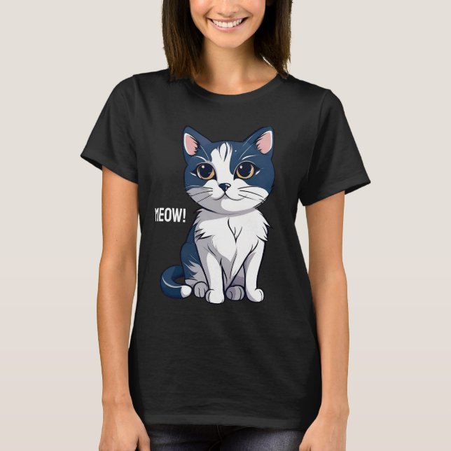 Meow! Cat T-Shirt (Front)