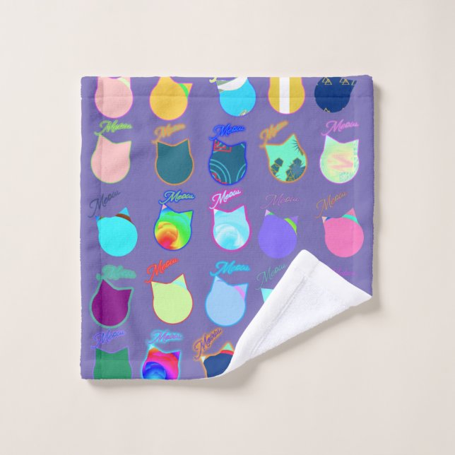 Meow Cat Wash cloth (Wash Cloth)