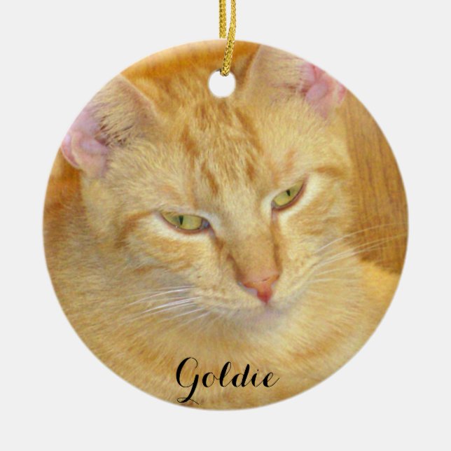Meow Cats Ceramic Tree Decoration (Front)