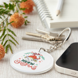 Meow Christmas, Merry Christmas Key Ring