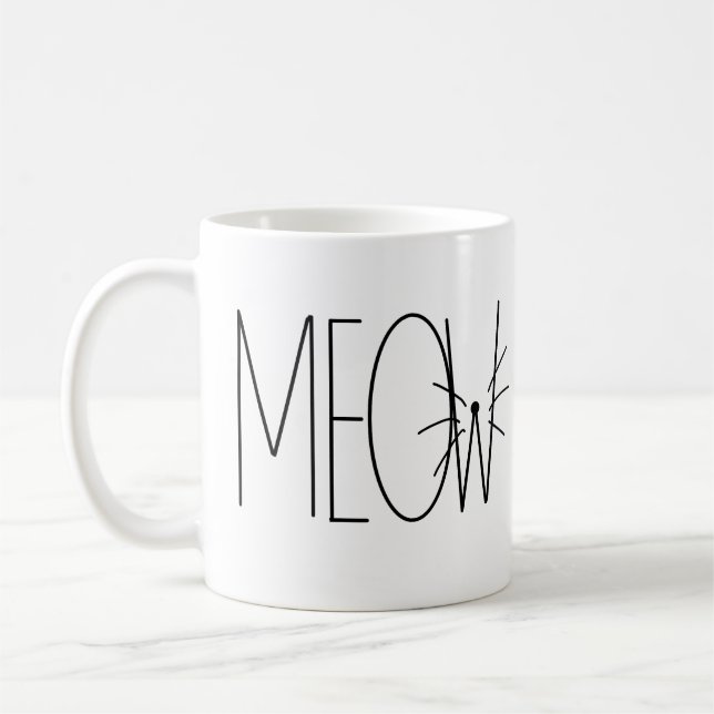 Meow Coffee Mug (Left)