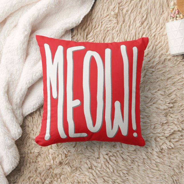 Meow! Cushion (Blanket)