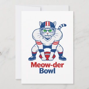 Meow-der Bowl Invitation