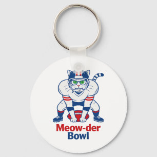 Meow-der Bowl  Key Ring