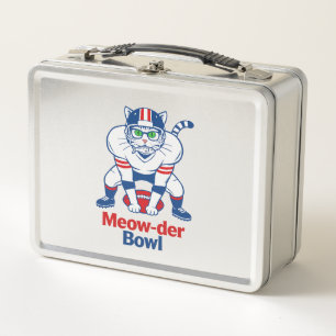 Meow-der Bowl Metal Lunch Box