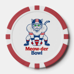 Meow-der Bowl  Poker Chips