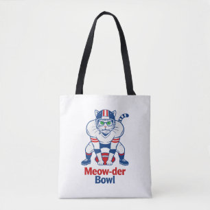 Meow-der Bowl Tote Bag