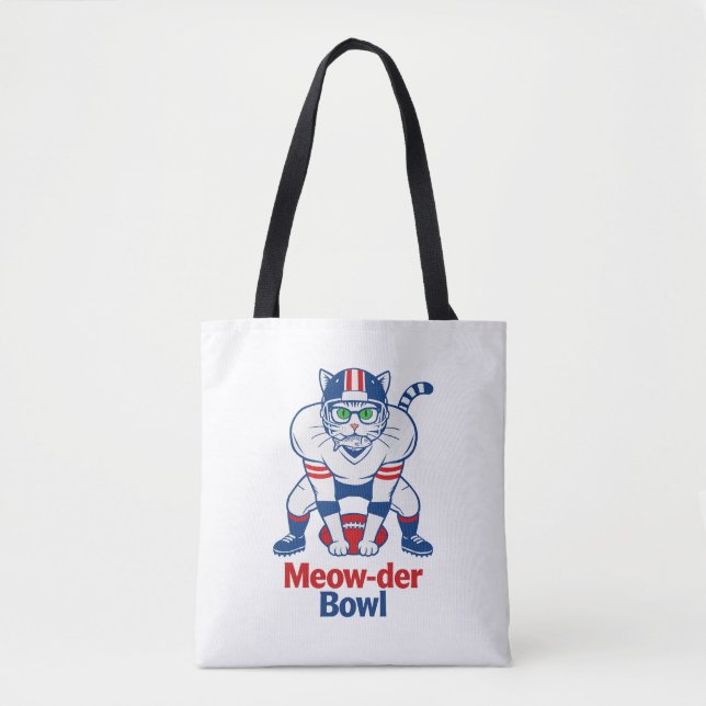 Meow-der Bowl  Tote Bag (Front)