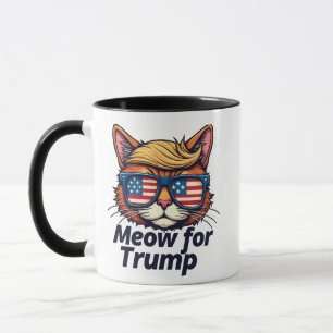 Meow for Trump Make Cats Safe Again  Election Mug
