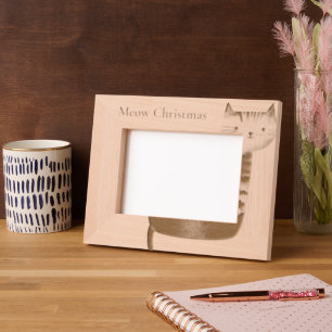 Meow Happy Cat Etched Frames