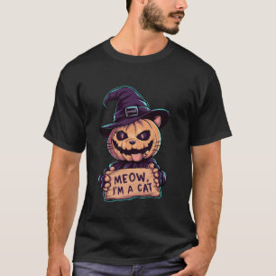 Meow I'm A Cat - Funny Halloween Costume - Cats Lo T-Shirt