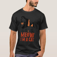 Meow I'm A Cat Pumpkin Witch Unicorn Halloween Co