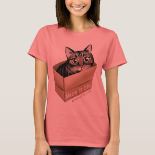 Meow in box T-Shirt