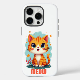 Meow iPhone 16 Pro Case-Mate – Chic Protection Case