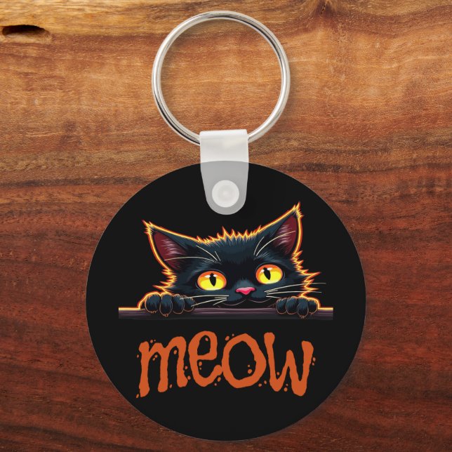 Meow Key Ring (Back)