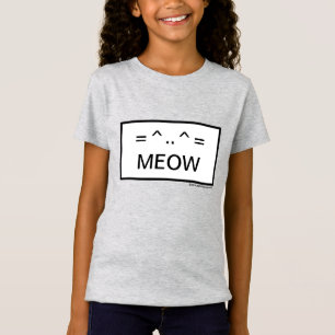 MEOW Keyboard Characters Cat Kid's T-Shirt