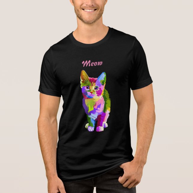 Meow Kitten tee shirt (Front)