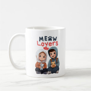 Meow lovers coffee mug