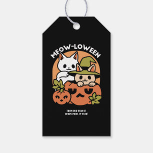 Meow-Loween - Festive Halloween Cat Design Gift Tags