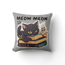 Meow Meow Cat Reading Book