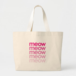meow meow meow meow large tote bag