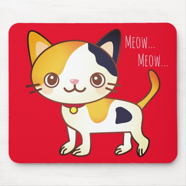 Meow Meow Mousepad (Front)