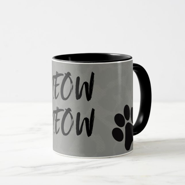 Meow Meow Paw Mug (Front Right)