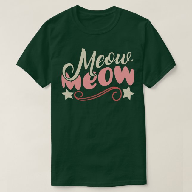 Meow Meow T-Shirt (Design Front)