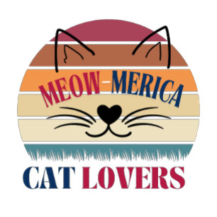 Meow-Merica Cat Lovers – Patriotic 4th of July T-S T-Shirt