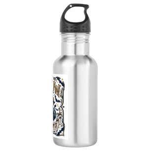 Meow Or Treat Cat Halloween Spooky Cat Vintage Vec 532 Ml Water Bottle