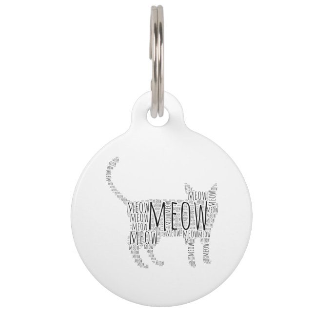 MEOW PET TAG (Front)