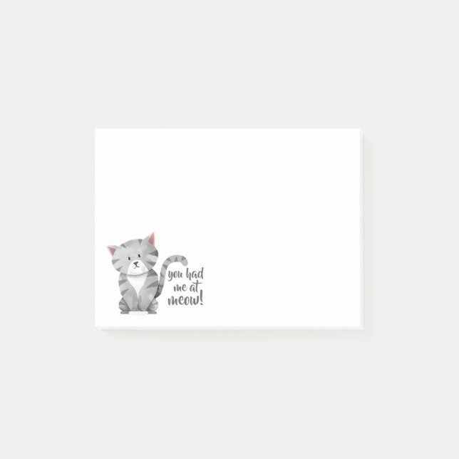 Meow Post-it Notes (Front)