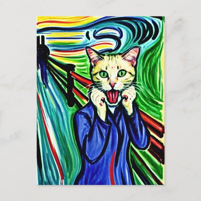 Meow Postcard (Front)
