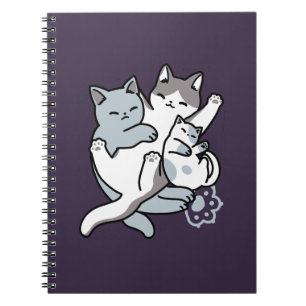 Meow Pounce Snuggle – Cute Sleeping Cats Notebook