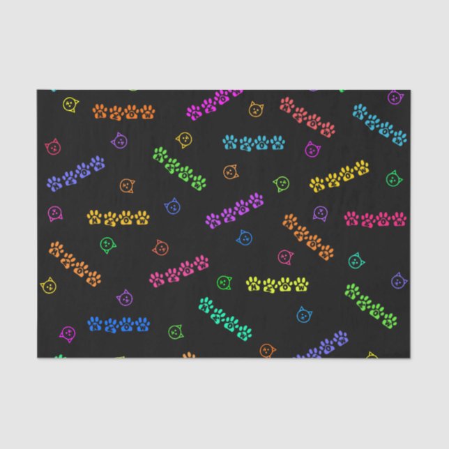 Meow Print Tissue Paper (Front)