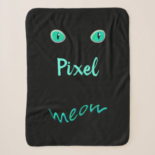 meow sherpa blanket