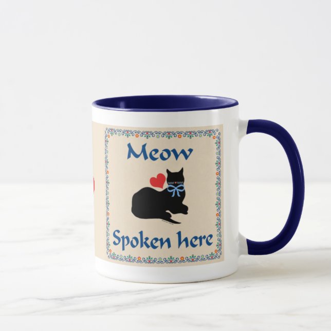 Meow Spoken Here Mug (Right)
