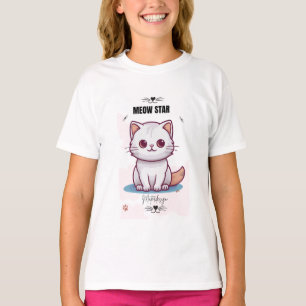 Meow Star Style Tee T-Shirt#kidstshirt