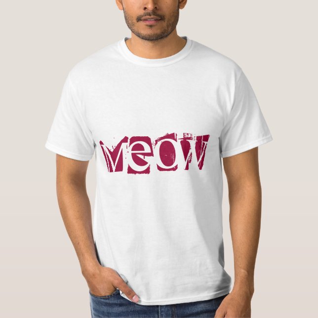 Meow t-shirt (Front)
