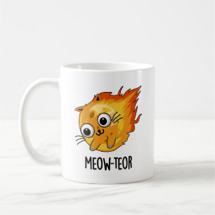 Meow-teor Funny Meteor Pun  Coffee Mug