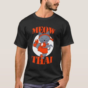 Meow Thai Cat Boxing T-Shirt